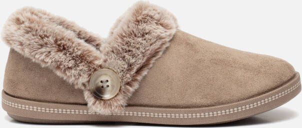 Skechers Cozy Campfire gevoerde dames pantoffels Beige Maat Extra comfort Memory Foam40 - Foto 6