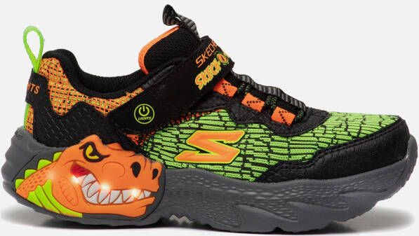 Skechers Dino Lights Sneakers zwart Synthetisch
