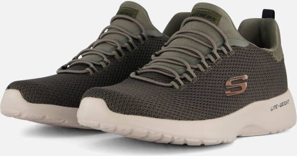 Skechers Dynamight Instappers groen Textiel