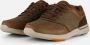 Skechers Elent Velago heren sneakers Bruin Extra comfort Memory Foam - Thumbnail 3