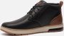 Skechers Evenston Renli leren veterschoenen zwart bruin - Thumbnail 2