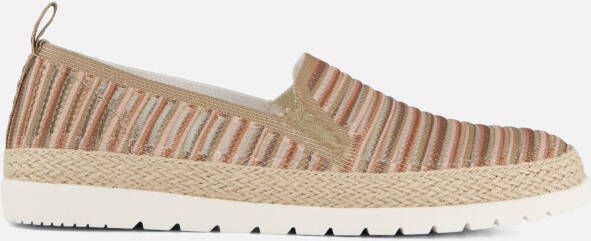 Skechers Flexpadrille 3.0 Instappers taupe Textiel