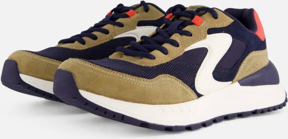 Skechers Fury Lace Low Heren Sneakers Donkerblauw