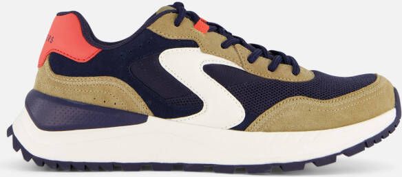 Skechers Fury Lace Low Heren Sneakers Donkerblauw