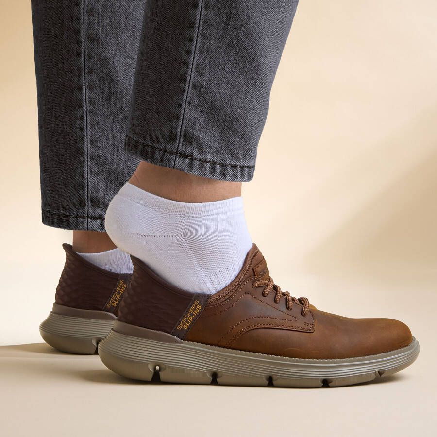 Skechers Hands Free Slip-ins Garza heren instapschoen Cognac