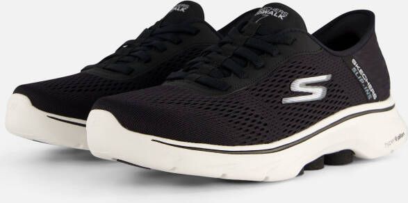 Skechers Slip-ins Go Walk 7 Free Hand 2 Heren Instappers Zwart