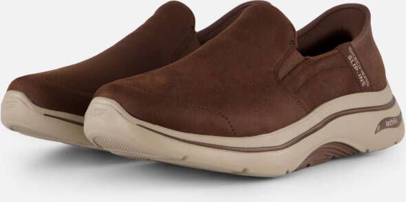 Skechers Go Walk Arch Fit 2.0 Instappers bruin
