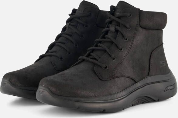 Skechers Go Walk Arch Fit 2.0 dames veterboot Zwart