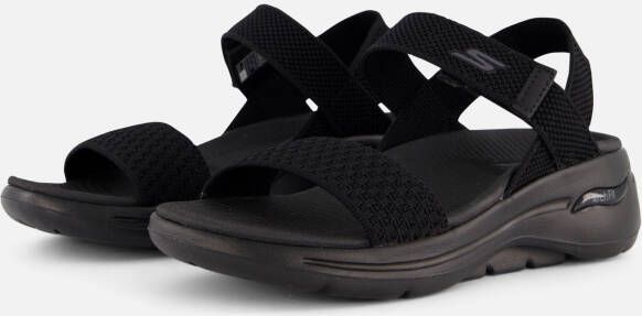 Skechers Go Walk Arch Fit Polished Sandalen zwart Dames