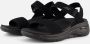 Skechers Go Walk Arch Fit Polished Sandalen zwart Dames - Thumbnail 1
