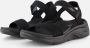 Skechers Go Walk Arch Fit Sandalen zwart Textiel - Thumbnail 1