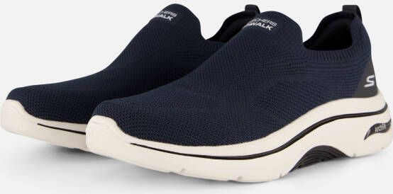 Skechers Go Walk Arch Fit Slip ins blauw