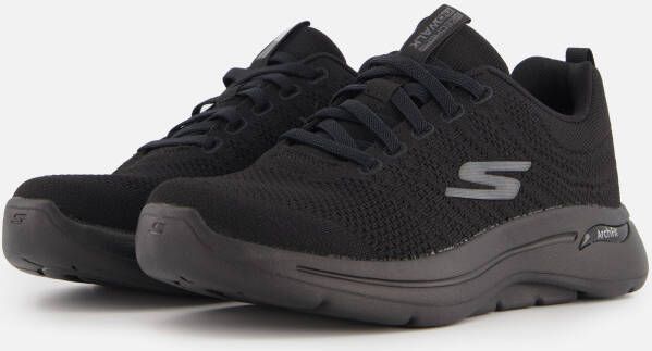 Skechers Go Walk Arch Fit Sneakers zwart Textiel Heren