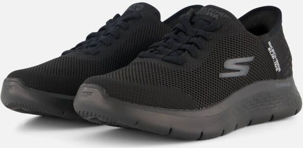 Skechers Go Walk Flex Slip-ins zwart Textiel