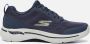 Skechers Go Walk Arch Fit 216116-NVGD Mannen Marineblauw Sneakers - Thumbnail 2