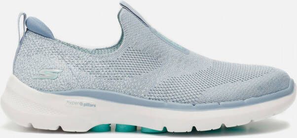 Skechers GoWalk 6 Glimmering instappers blauw