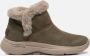 Skechers Go Walk Arch Fit Boot Cheri Dames Sneakers Olive - Thumbnail 2
