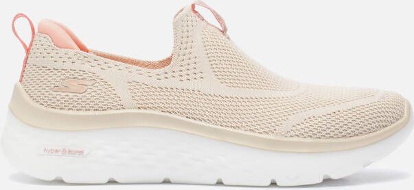Skechers Go Walk Hyper Burst Solar Winds Sportief beige