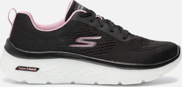 Skechers Go Walk Hyper Burst zwart roze sneakers dames(124578 BKPK )