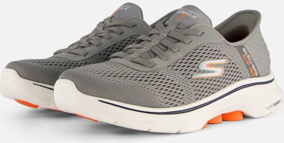 Skechers Slip-ins Go Walk 7 Free Hand 2 Heren Instappers Grijs