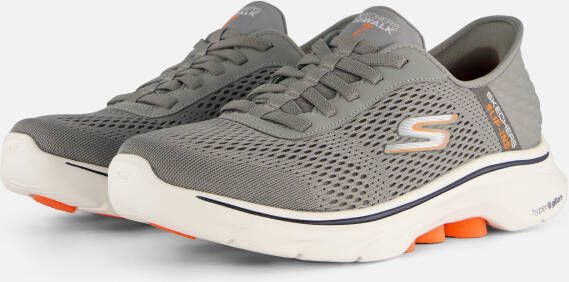 Skechers Slip-ins Go Walk 7 Free Hand 2 Heren Instappers Grijs