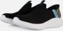 Skechers Ultra Flex 3.0 slip-on sneakers zwart Meisjes Textiel Meerkleurig 33 - Thumbnail 3