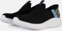 Skechers Ultra Flex 3.0 slip-on sneakers zwart Meisjes Textiel Meerkleurig 33 - Thumbnail 3