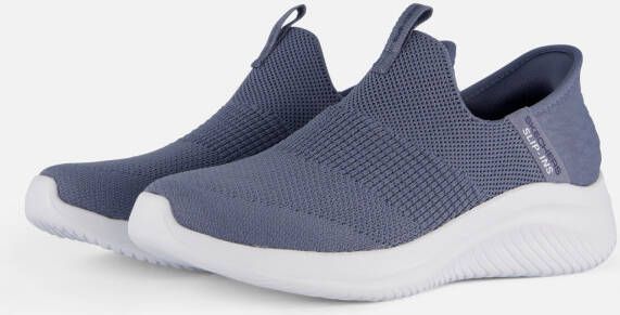 Skechers Slip-Ins Ultra Flex 3.0 Cozy Streak Vegan instapper Blue Dames