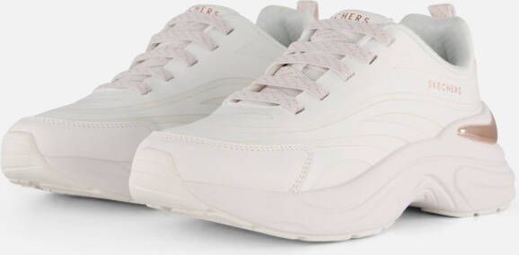 Skechers Hazel Metallic Sneakers wit Synthetisch Dames