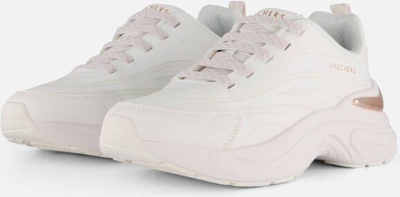Skechers Hazel Metallic Sneakers wit Synthetisch Dames