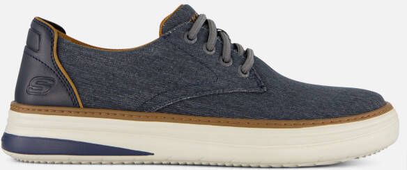 Skechers Hyland Ratner Sneakers blauw Canvas