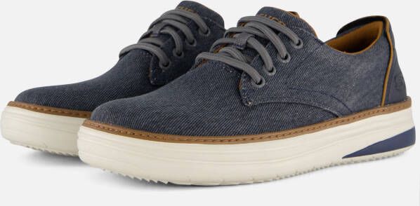 Skechers Hyland Ratner VEGAN Veterschoen Heren Blauw