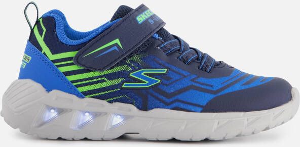 Skechers Magna Lights Sneakers blauw Synthetisch