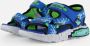 Skechers Mega Splash Sandalen blauw Textiel - Thumbnail 1