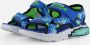 Skechers Mega Splash Sandalen blauw Textiel - Thumbnail 1