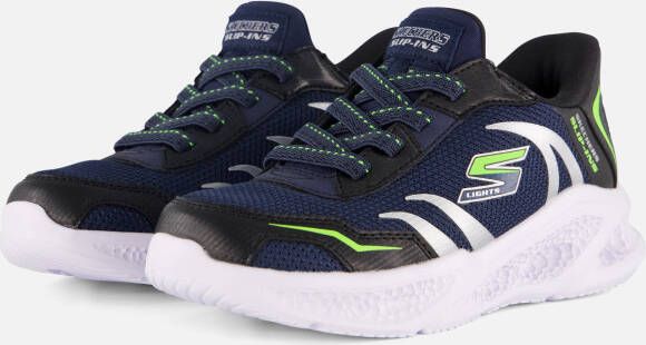 Skechers S-Lights Meteor Lights Slip-Ins Sneakers Jongens Blauw
