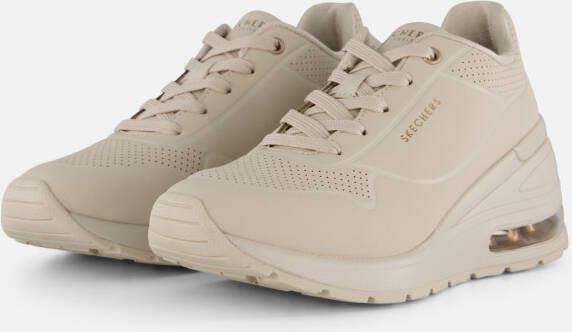 Skechers Million Air Wedge Sneakers wit
