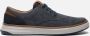 Skechers Moreno Ederson Sneakers Blauw Textiel Heren - Thumbnail 2