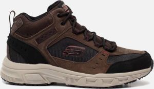 Skechers Oak Canyon Ironhide 51895-CHOC Mannen Bruin Trekkingschoenen Trappers