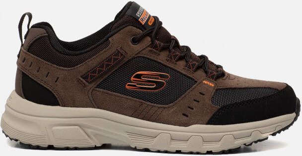 Skechers Oak Canyon sneakers bruin Suede