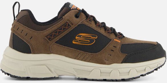 Skechers Oak Canyon Sneakers bruin Textiel