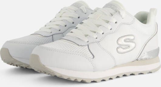 Skechers Sneakers Gold´n Gurl met metallic-details vrijetijdsschoen lage schoen veterschoen