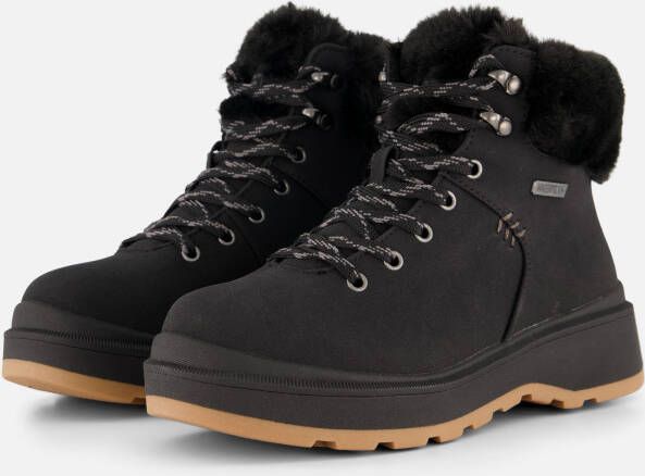 Skechers Park City Veterboots zwart Nubuck