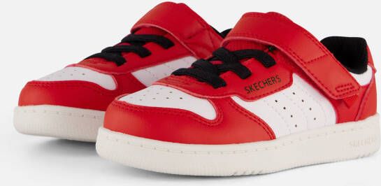 Skechers Quick Street Sneakers rood Synthetisch