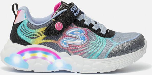 Skechers Rainbow Racer-Nova Blitz Meisjes Sneakers Zwart