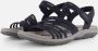 Skechers Reggae Slim Dames Sandaal Coffee Run 163573 NVY - Thumbnail 2