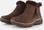 Skechers Relaxed Fit: Easy Going Cool Zip! Enkellaarsjes Plat Donkerbruin - Thumbnail 2