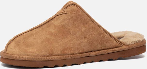 Skechers Pantoffels Cognac ImitatiesuÃ¨de 370432 Heren Imitatiesuède