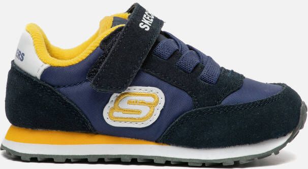 Skechers Retro Sneaks Gorvox Jongens Sneakers Navy Gold