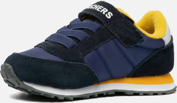 Skechers Retro Sneaks Gorvox Jongens Sneakers Navy Gold